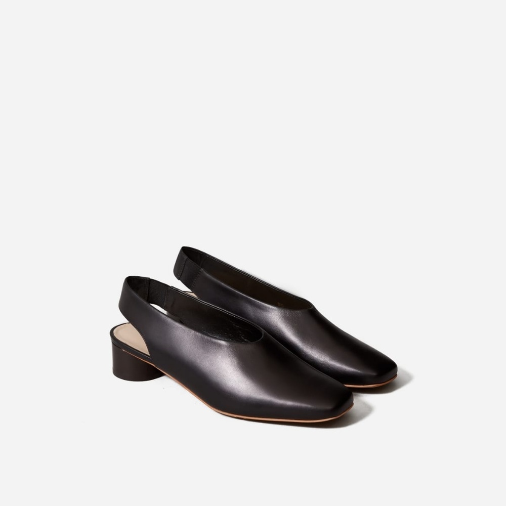 NWT, Everlane, The Square Toe Slingback, Size 5